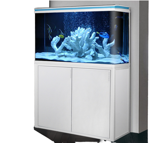 Aquarium en verre écologique pour poissons Betta tropicaux, avec filtre automatique LED, pour salon et bureau (vente en gros) - Product Image 1