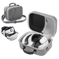 Étui de transport rigide pour Meta Quest 3 : Boîte de rangement durable et antichoc pour casque VR, manettes et tous les accessoires