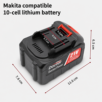 Batterie au lithium de remplacement 18-21V pour Makita BL1015 |   Batterie pour outil électrique 18650 1.5Ah/2.0Ah/3.0Ah/4.0Ah Surface mate
