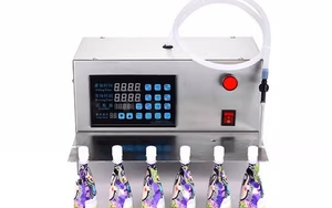 <b>Coffee</b> Milk Essential Oil Detergent <b>Liquid</b> Water Premade Bag Doypack Dosing <b>Liquid</b> Fruit Juice Spout Pouch Filling Machine - Product Image 4
