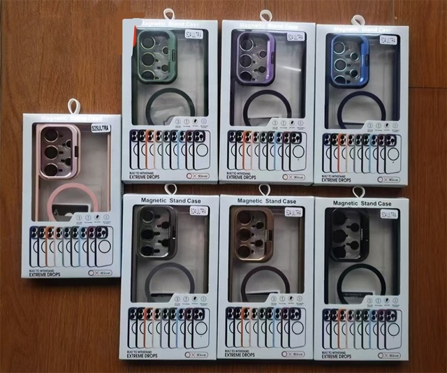 Wholesale Mobile Phone Cases for Samsung S24 Ultra Case with Stand Built-in Camera S25 A16 A17 A55 A56 A06 5G S26 Clear Case