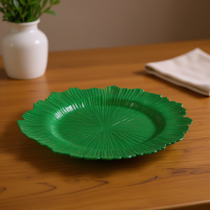 Assiette de présentation en plastique Reef, design irrégulier, durable, accessoire de décoration de table - Product Image 2