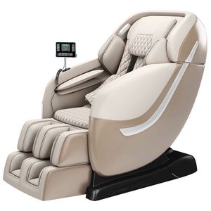 Fauteuil de massage intelligent en cuir moderne, massage du corps entier, zéro gravité, double rail SL, fonction musicale - Product Image 6