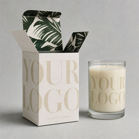 Boîtes d'emballage de bougies en cire de soja de luxe faites à la main Boîtes de bougies d'anniversaire Noël Nouvel An Saint Valentin