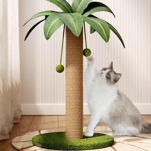 Jouets pour chats modernes et luxueux, arbre à chat en noix de coco, griffoir pour chat, cadre d'escalade pour chat, corde de chanvre, planche à gratter pour chat - Product Image 1