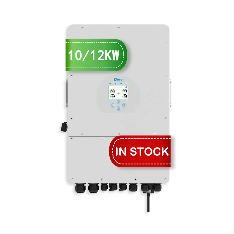 SUN-10K-SG04LP3-EU Deye 8KW 10KW 12KW IP65 triphasé solaire 8000w triphasé 2 MPPT onduleur hybride