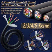 Kabel Listrik Fleksibel PVC Tahan Lama 300/500V Tegangan Rendah (encoder) Model TRVV untuk Sistem Rantai Tarik