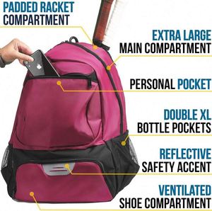 Échantillon Gratuit - Sac de Raquette de Pickleball Personnalisé, Étanche, Léger et Portable pour Femmes et Hommes - Vente Chaude Sports et Plein Air - Product Image 4
