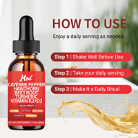 Extrait de piment de Cayenne en gouttes, complément liquide à absorption rapide, extrait liquide de capsaïcine, favorise la circulation, la santé digestive