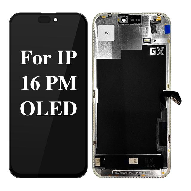 Display for iPhone 16 Pro Max GX OLED Screen Lcd 6.9inch Cell Phone Replacement Repair Broken Digitizer Assembly Mobile Pantalla