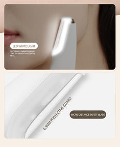 Outil de dermaplaning sonique pour femmes, <span class=keywords><strong>rasoir</strong></span> rechargeable pour le visage - Product Image 4