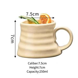 New Style Lower Price 3D Custom Eco-friendly Stoneware <b>Ceramic</b> <b>Mug</b> Unique Shape Durable High Quality High Retention Thermal - Product Image 4