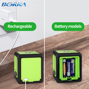 Niveau <span class=keywords><strong>laser</strong></span> 3D vert à 2 lignes, auto-nivelant, avec batterie Li-ion, indice de protection IP54, précision 2 mm/7 m, 3 modes de charge Type-C, pour usage domestique - Product Image 3
