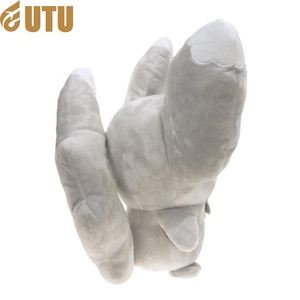 Chirami màu đen và trắng bọt sóc thú nhồi bông búp bê mềm Gấu trúc sang trọng Đồ chơi với logo thêu PP đầy quà tặng-f - Product Image 2