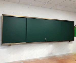 <span class=keywords><strong>Pizarra</strong></span> Escolar de 400x130 cm, <span class=keywords><strong>Pizarra</strong></span> Magnética Deslizante Grande, <span class=keywords><strong>Pizarra</strong></span> de Escritura Escolar sin Marco para Escuela - Product Image 5