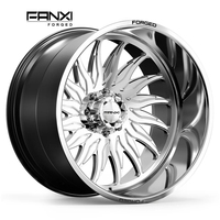 Jantes de voiture personnalisées Polish Deep Dish 20"22"24"26" 24x14 26x16 8x6.5 8x180 6x139.7 Jantes forgées 8 trous pour Chevrolet 1500/2500/3500