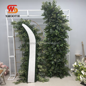 Arreglos de Vegetación Elegantes, Estilo Bosque Europeo, Arco de Flores en Forma de Cuerno, Decoración de Arco de Flores Artificiales, Fondo de Rosas Artificiales, Arco de Cuerno - Product Image 2