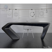 Magnifique bureau de secrétaire en bois sur mesure, design moderne, convertible, 200 couleurs, garantie 10 ans