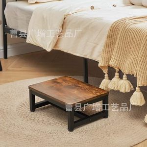 เก้าอี้ไม้สำหรับเข้ารถบ้านพร้อมโครงเหล็กและท็อปไม้ 1 ชั้น รุ่น Gz 702 - Product Image 3