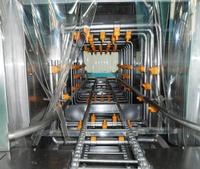 Machine à laver avec plateau à panier réglable de taille de boîte