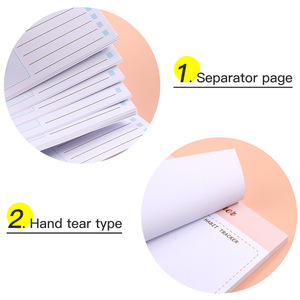 Planificateur hebdomadaire A5 personnalisé avec impression en gros, couverture en PP, reliure collée, aimant pour réfrigérateur - Product Image 4