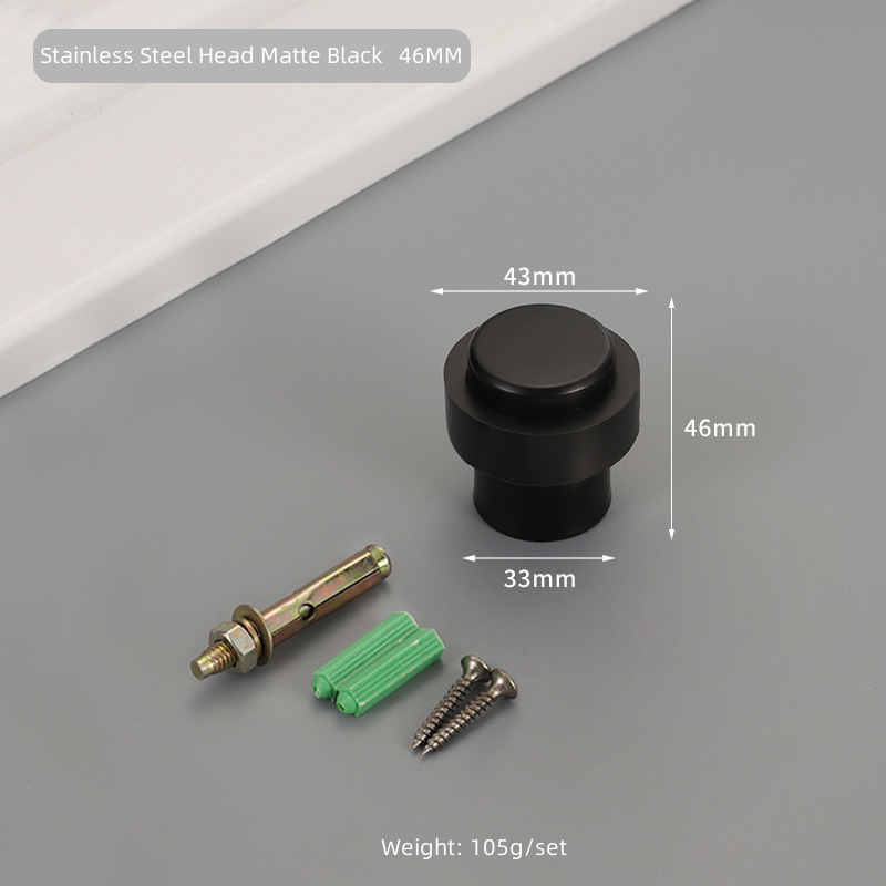 Acier Inoxydable Noir Mat 46MM