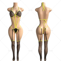 ELITES Nouveau Style Pole Wear Designer Exotic Dancewear Popular Classic Leather Wholesale Stripper Wear