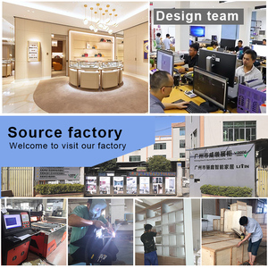 Đồ trang sức sang trọng hiển thị Showcase Tempered Glass cửa hàng hiển thị truy cập đồ nội thất tủ đứng - Product Image 6