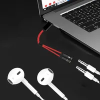 Tarjeta de Sonido USB Tipo C con Conector de 3.5mm, Interfaz de Audio, Adaptador para Auriculares y Micrófono, Compatible con Software de Karaoke, Transmisión en Vivo y Computadora