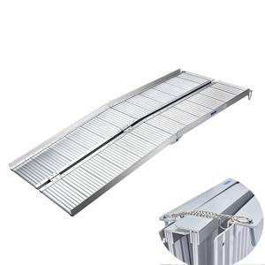 <span class=keywords><strong>Rampe</strong></span> métallique de chargement de fauteuil roulant en aluminium pliable portable et léger pour les escaliers. - Product Image 4