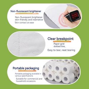 <span class=keywords><strong>Papier</strong></span> <span class=keywords><strong>toilette</strong></span> OEM <span class=keywords><strong>en</strong></span> gros, personnalisé, imprimé, écologique, 2 plis, doux, <span class=keywords><strong>en</strong></span> pâte <span class=keywords><strong>de</strong></span> bois vierge - Product Image 4