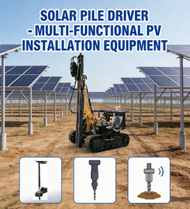 Structure de montage photovoltaïque pour piquetage solaire |   Certifié CE et ISO, conforme aux normes de construction de centrales électriques à grande échelle - Product Image 3
