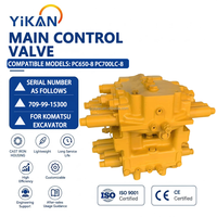 Vanne de commande principale PC650-7 709-99-15300 pour excavatrice Komatsu PC650, compatible avec les vannes de commande PC700-8 PC650-8