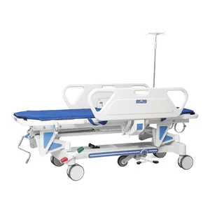 2Funcrtion Hospital Medical Patient Ambulance Transport Trolley with Infusion