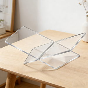 Soporte de Acrílico Transparente Premium para Libros, Exhibidor de Libros Abiertos para Escritorio - Product Image 3