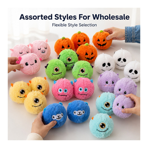Juguete Sensorial de Peluche Resiliente con Diseño de Animalitos de Dibujos Animados, Paquete de Doce Unidades, Accesorio Flexible para Mochila, Paquete de Premios para Carnaval - Product Image 2
