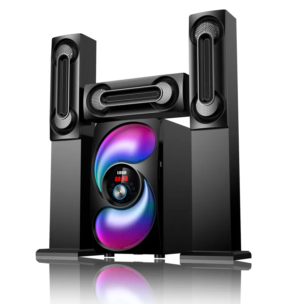 Caisson de basses et haut-parleur son Surround Home cinéma 3.1 Ch système de haut-parleurs multimédia système de cinéma maison karaoké