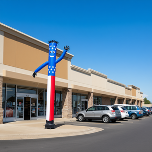Muñeco Inflable Ondulante de 3 Metros de Altura, Modelo Patriótico para Publicidad Exterior con Ventilador, Resistente al Agua IPX3 - Product Image 2