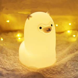 Custom USB Chargeable Kids Night Light Dimmable Touch Control Warm White LED 7 Color Options