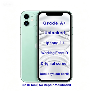 Vente en gros d'<span class=keywords><strong>iPhone</strong></span> 11 128 Go vert débloqué d'origine, smartphone avec Face ID, fournisseur d'usine, commande en gros, vente flash - Product Image 1