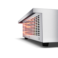 Four électromagnétique pour cuisinière à induction de bureau 3500w Four à batterie fritté à haute puissance pour marmite chaude commerciale