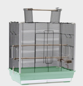 Produsen Besi Pembiakan Logam Besi Tahan Karat Portabel Kecil Burung Beo Lovebird <span class=keywords><strong>Cockatiels</strong></span> Kandang Burung dengan Laci - Product Image 3