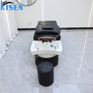 Machine à laver les cheveux Kisen, lit de spa capillaire de qualité supérieure, table de shampoing, mobilier professionnel de salon, prix de gros - Product Image 6