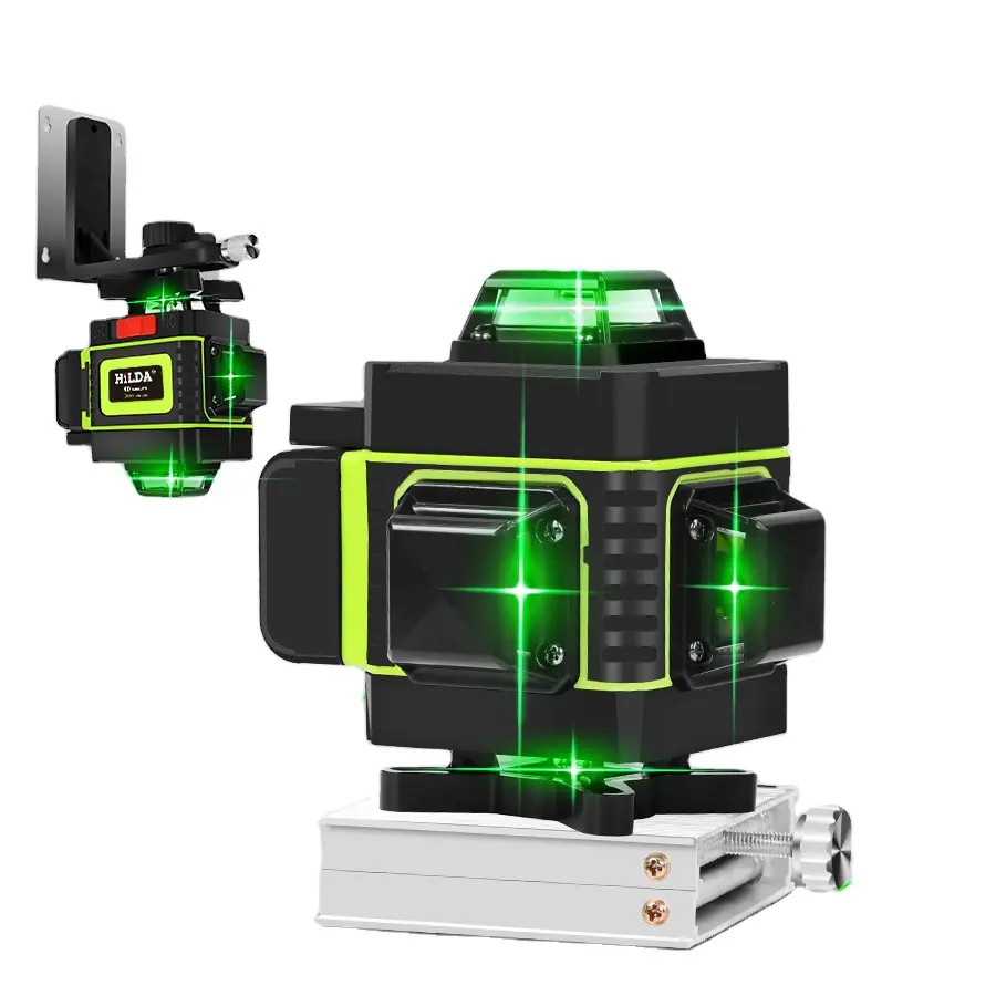 4D Green beam rotary Self-Leveling 360 degree Horizontal Vertical 16 lines laser level 4d/HILDA 4D laser level/green level