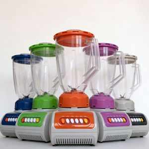 Licuadora Eléctrica de 450W y 4 Velocidades con Diseño de Cabezal Inclinable, Protector Antisalpicaduras y Tazón Mezclador de 1.5L para Uso Doméstico, de Sobremesa - Product Image 1