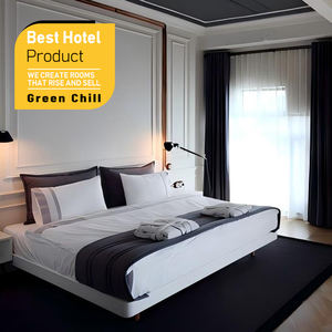 Juego de Muebles de Dormitorio Personalizados para Hotel, Muebles de Madera Sólida para Proyectos de Hoteles Boutique, Solución de Mobiliario para Apartamentos Urbanos y Villas - Product Image 1