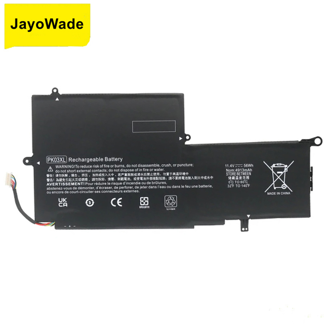 Factory PK03XL Laptop Battery for HP Spectre Pro X360 13 G1 Series M2Q55PA M4Z17PA HSTNN-DB6S 6789116-005 11.4V 56W PK03XL