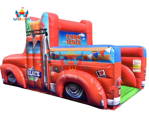 Structure gonflable commerciale pour événements sportifs : jeu de camionnette avec Cornhole et lancer de tasses pour fêtes en plein air - Product Image 3