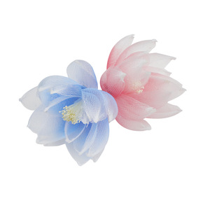 Pinza para el Cabello con Diseño de Loto Doble Azul y Rosa, Estilo Antiguo, Hecha a Mano, Original 2026, Accesorio Versátil para Hanfu, Maquillaje y Peinado - Product Image 5
