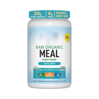 Poudre de shake protéiné végétalien de remplacement de repas, marque privée OEM - À base de plantes pour une digestion facile chez les adultes